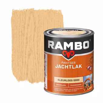 Rambo pantser jachtlak transparant hoogglans kleurloos 750 ml