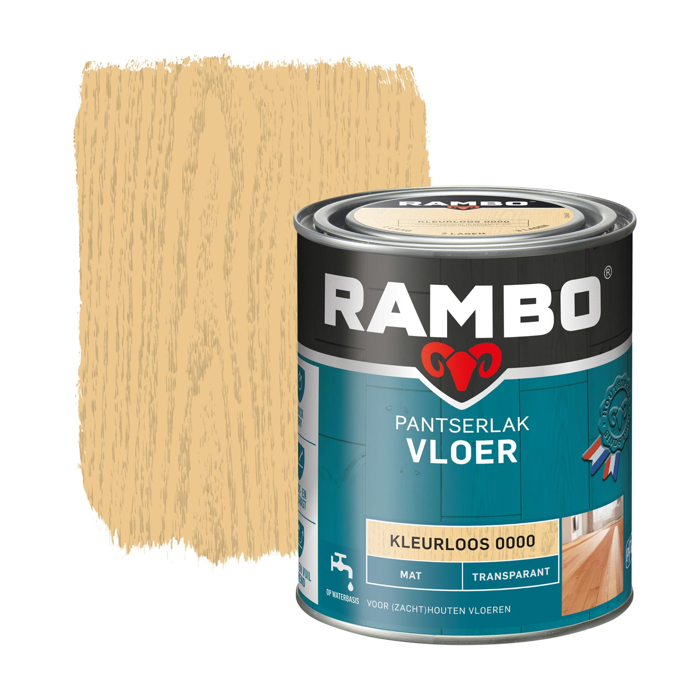 Rambo Pantserlak Vloer Transparant Mat Kleurloos 750 Ml rambo kopen in de aanbieding