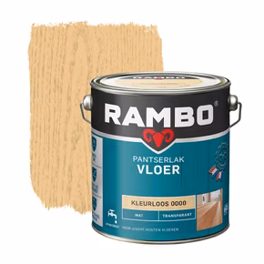 Rambo Pantserlak vloer mat transparant kleurloos 2,5 liter