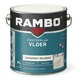 Rambo pantserlak vloer acryl dekkend zijdeglans zuiverwit 2,5 l