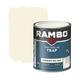 Rambo pantserlak trap dekkend zijdeglans cremewit 750 ml