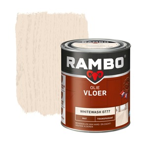 Rambo vloerolie mat transparant whitewash 750 ml