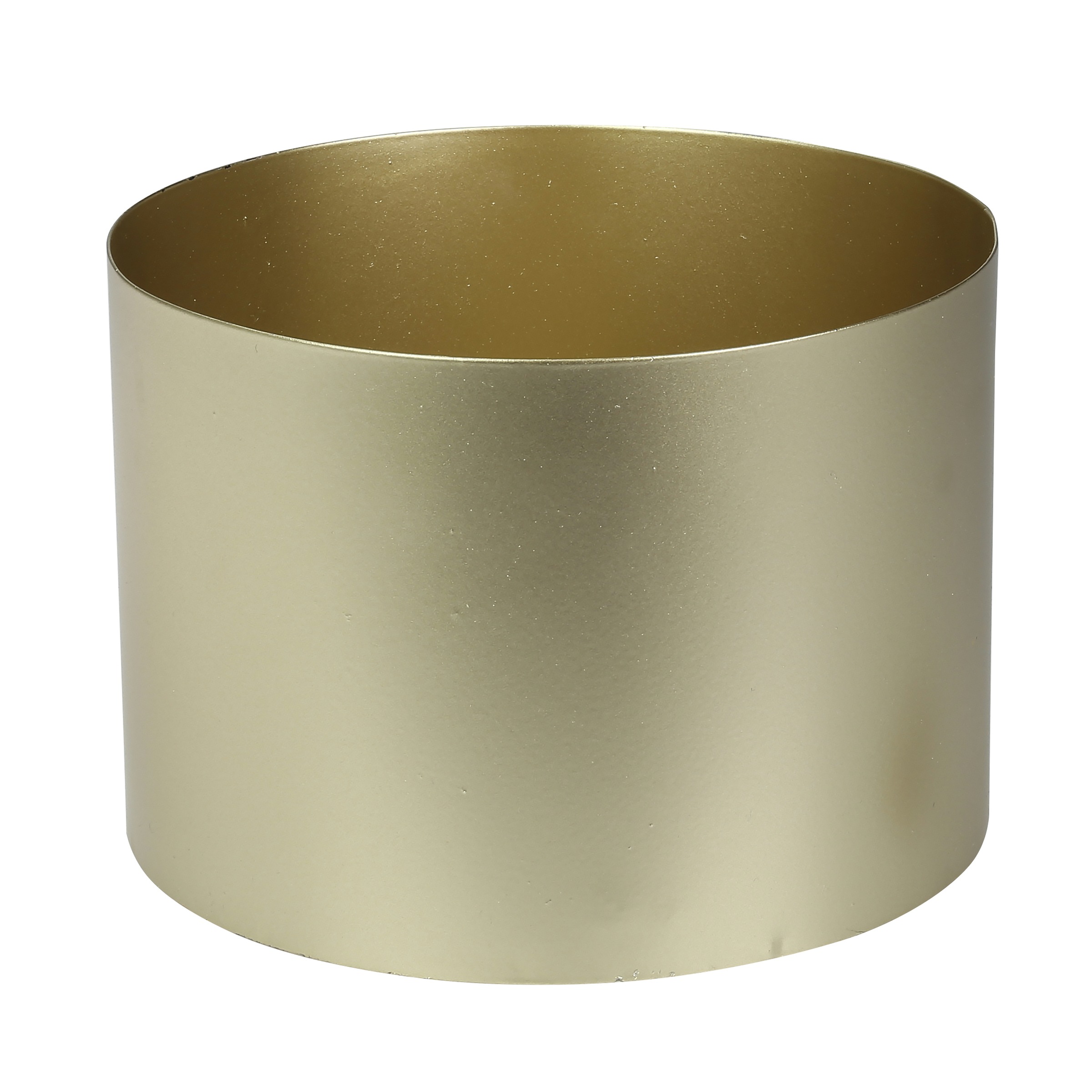 Metalen Ronde Bloempot Goud 105X14X14 huismerk kopen in de aanbieding
