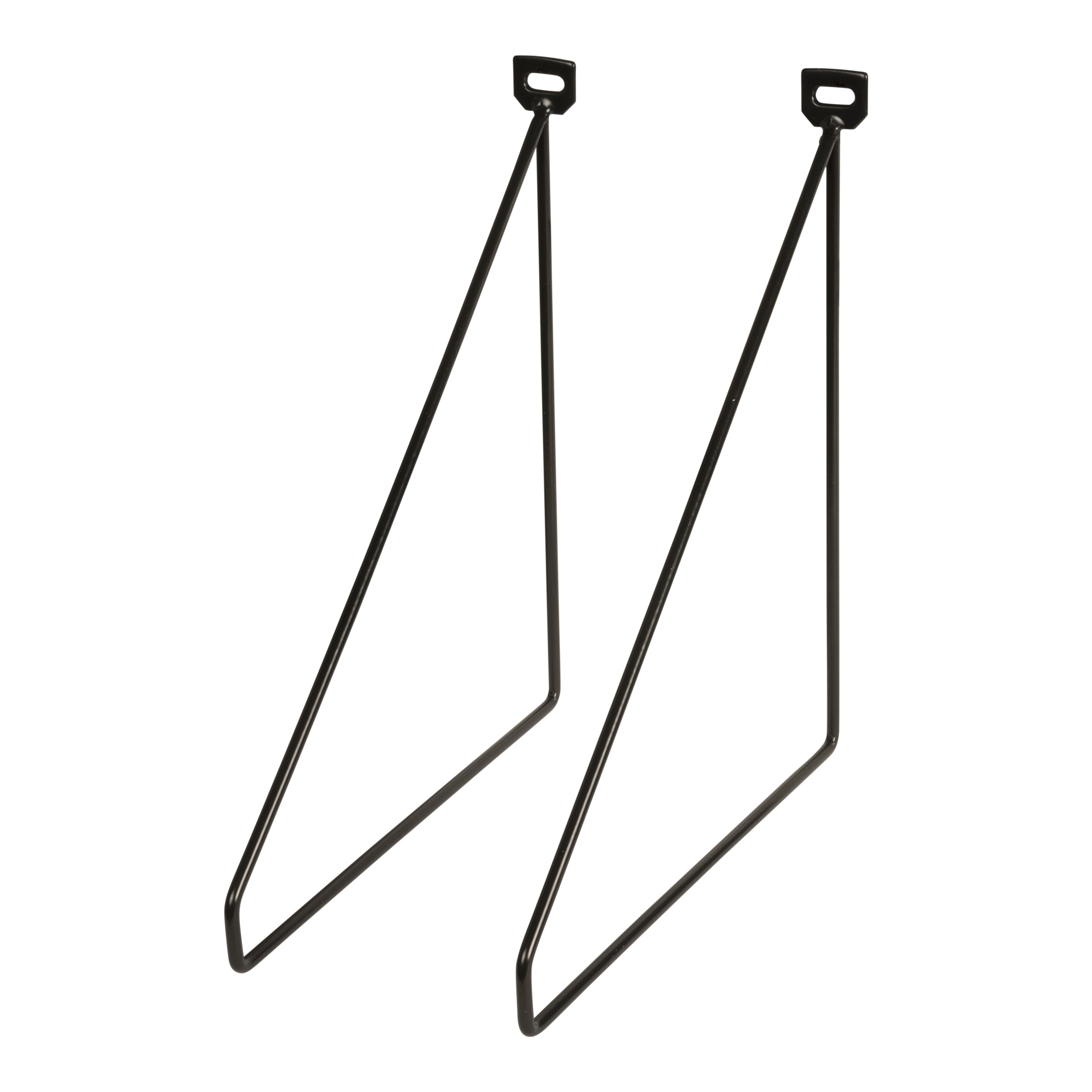 Duraline Plankdrager Metaal Zwart 2 Stuks duraline kopen in de aanbieding