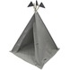 Overseas tipi Brett canvas met vlaggen smoke 140x112 cm