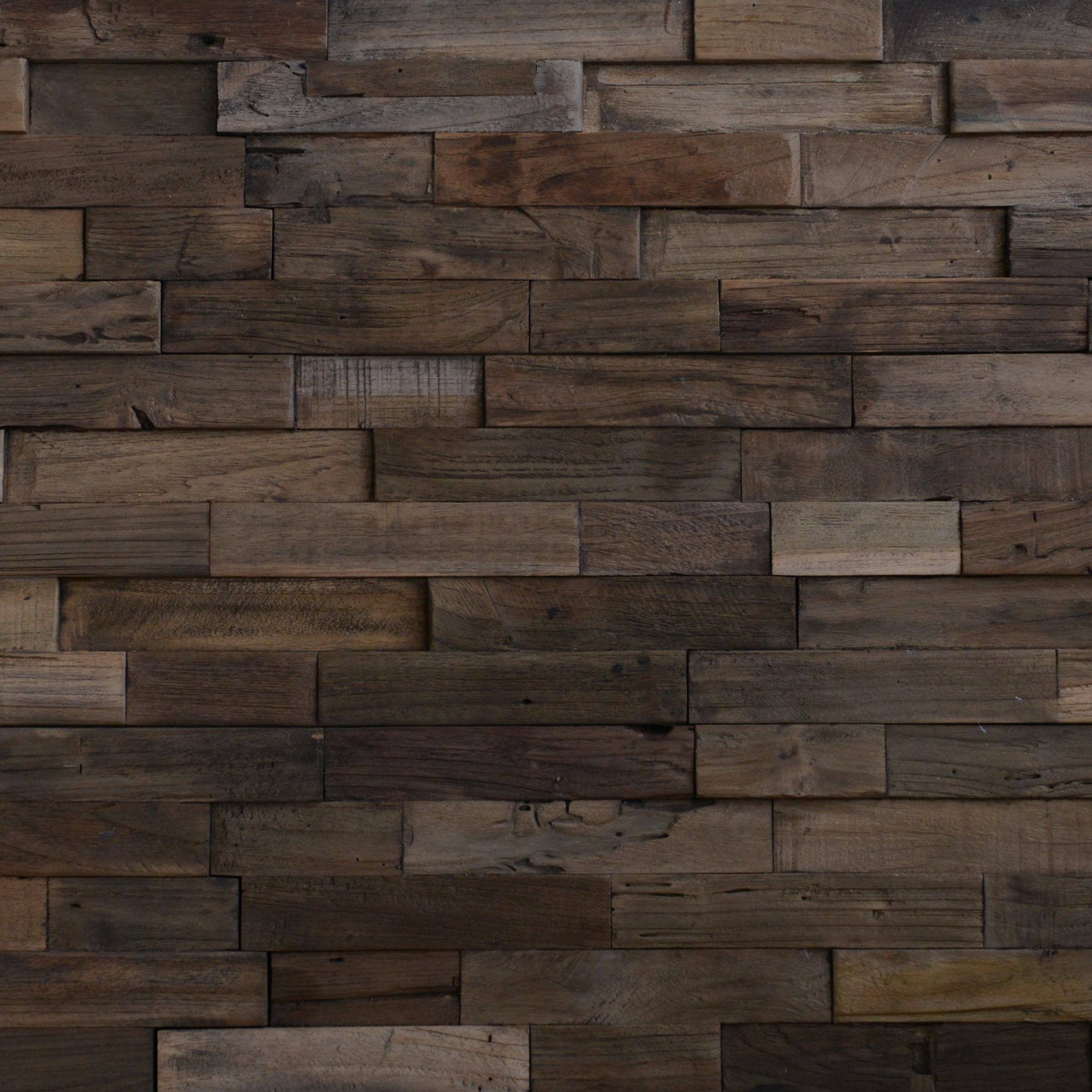 Wandbekleding Teak Charred Brown Ca 1 M2 huismerk kopen in de aanbieding