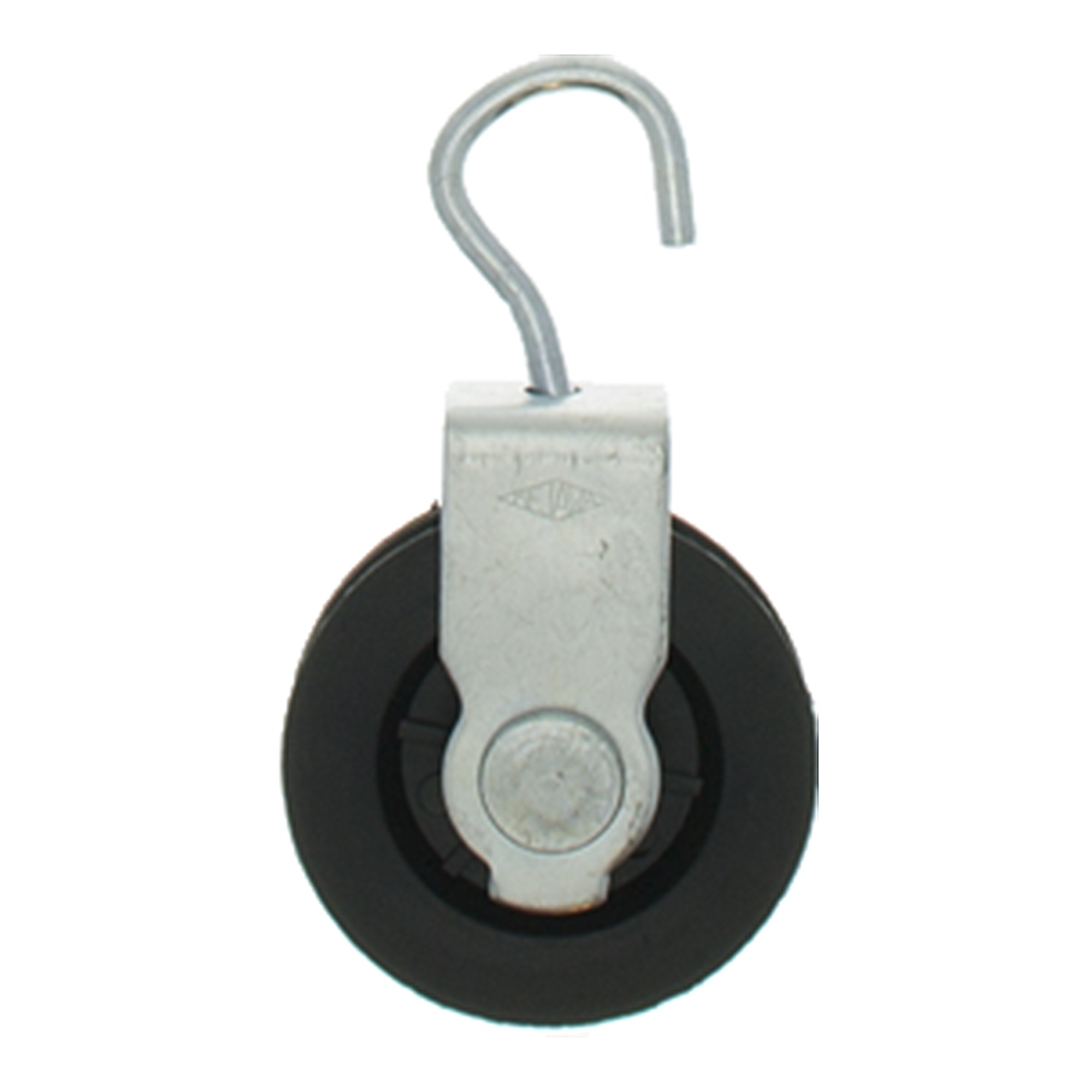 Katrol Haak Met Wiel Zwart 60 Mm huismerk kopen in de aanbieding