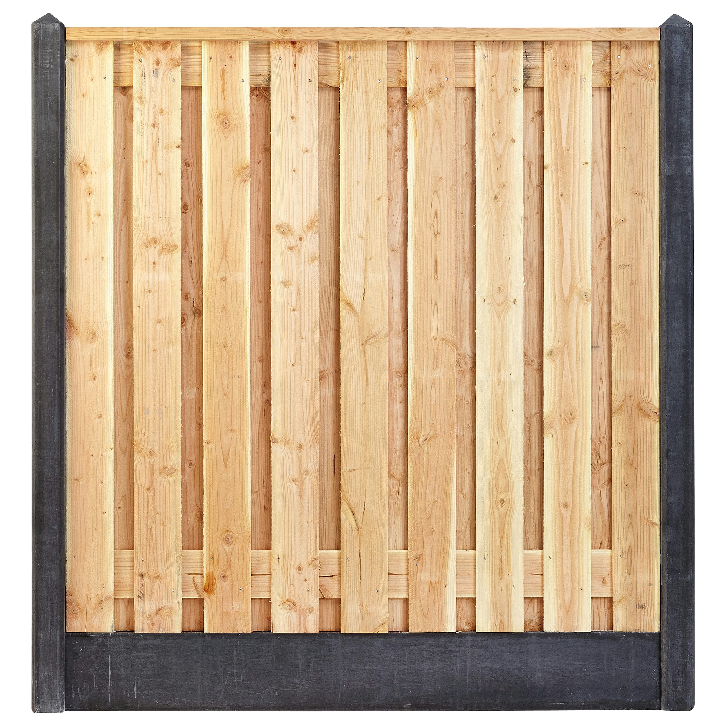 Houtbetonschutting Compleet Met Plaatsing Lengte 55 Tm 6 Meter huismerk kopen in de aanbieding