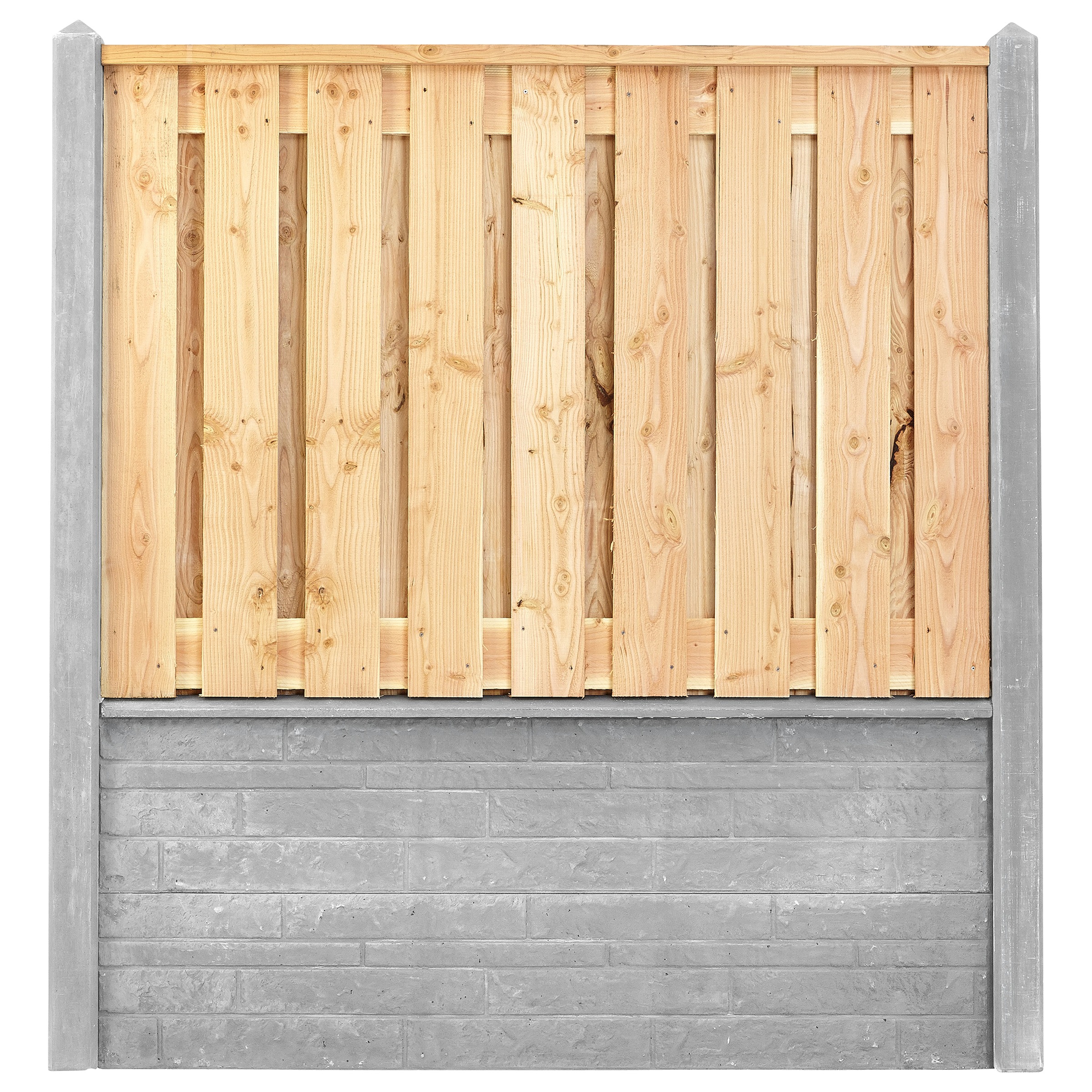 Houtbetonschutting Compleet Met Plaatsing Lengte 22 Tm 225 Meter huismerk kopen in de aanbieding