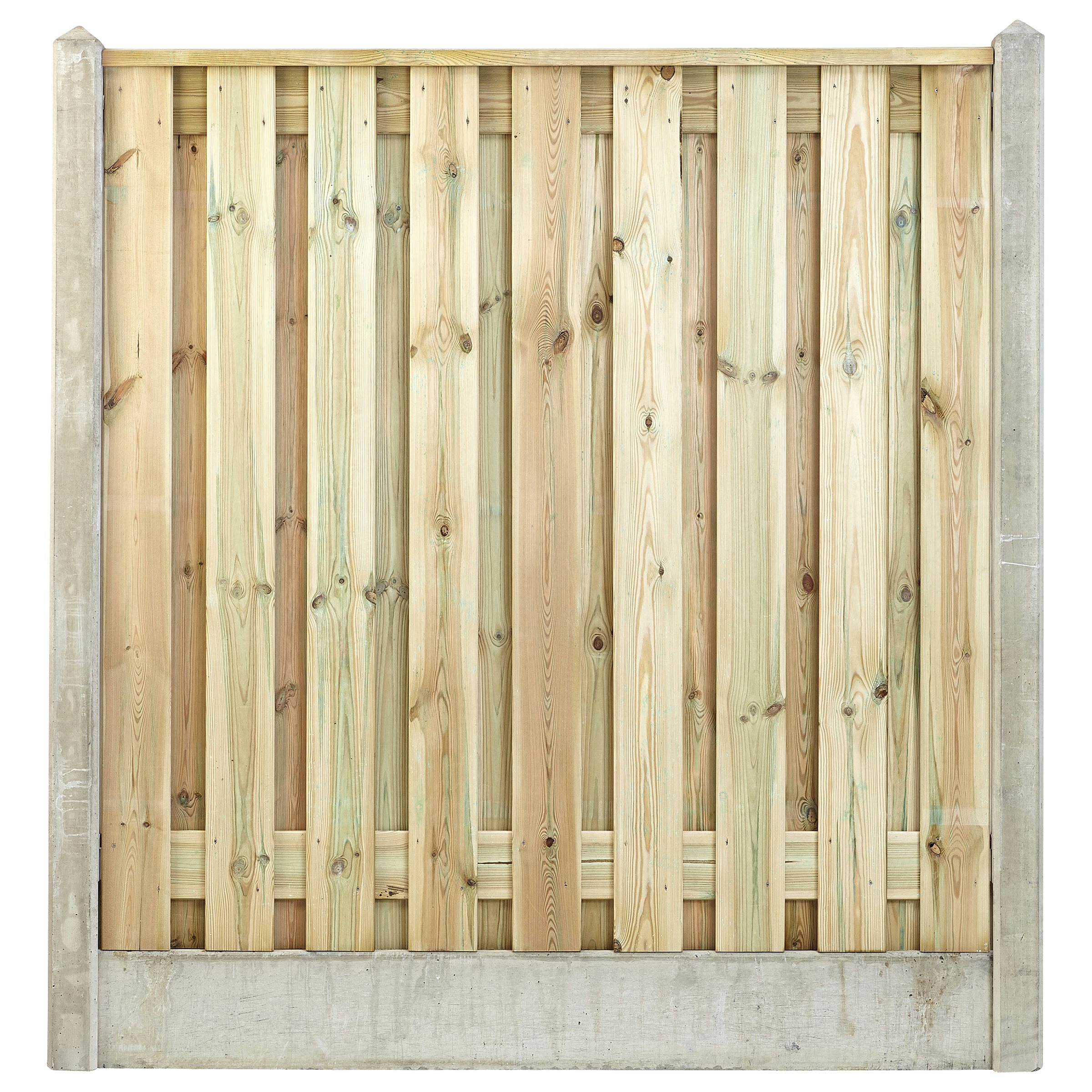 Houtbetonschutting Compleet Met Plaatsing Lengte 25 Tm 255 Meter huismerk kopen in de aanbieding