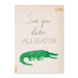 Poster Alligator 50 x 70 cm