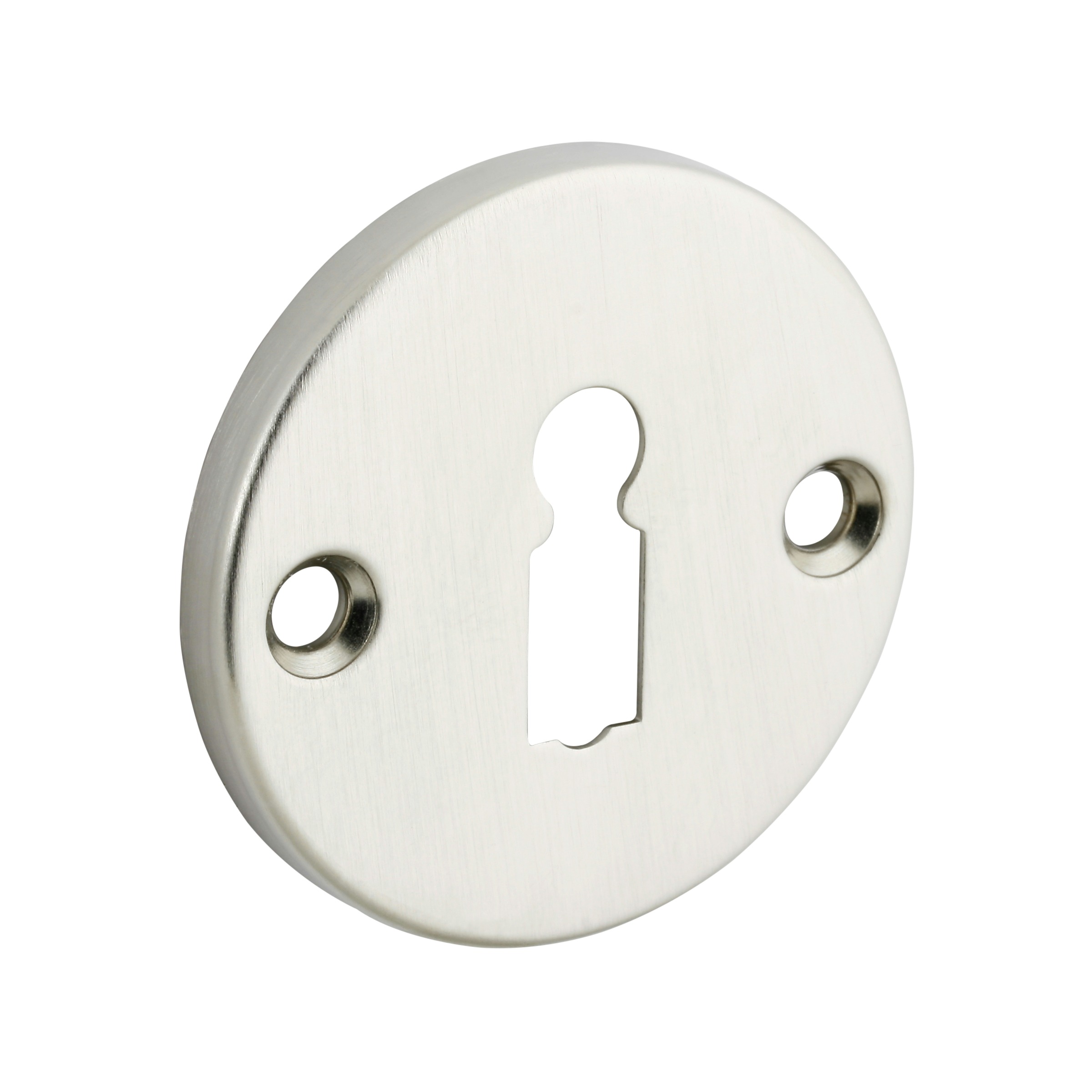 Karwei Sleutelplaatje Rond Mat Nikkel 2 Stuks karwei kopen in de aanbieding