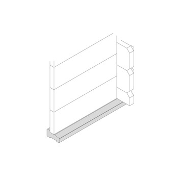 Afwateringsprofiel set 3 stuks 300 cm