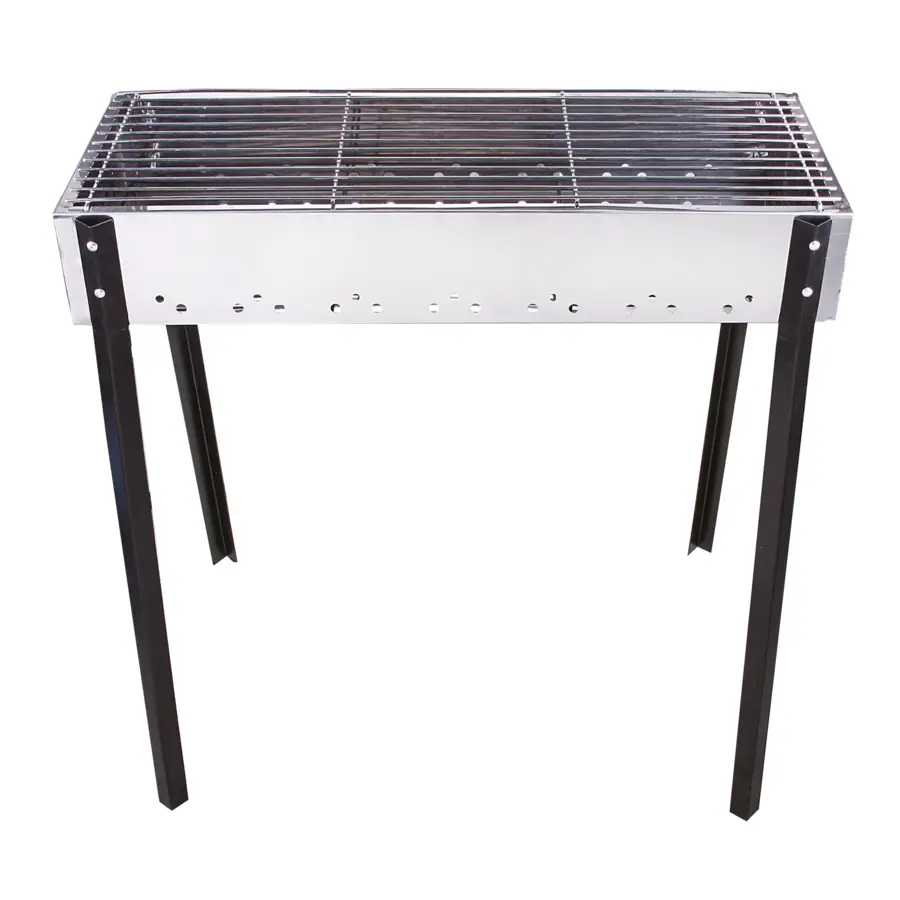 Jamestown Slagersbarbecue Fiesta houtskool BBQ metaal zwart 73 x 27 cm