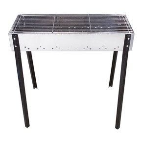 Handson slagersbarbecue Fiesta houtskool BBQ metaal zwart 73 x 27 cm