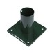 Giardino voet voor ronde paal groen 60 mm