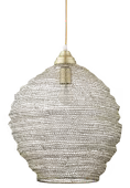 Hanglamp Lynn messing Ø38x42 cm