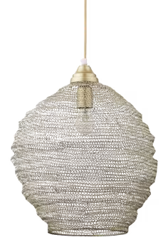 Hanglamp Lynn messing Ø38x42 cm