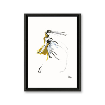 Fotolijst 6 hout zwart 21x30 cm