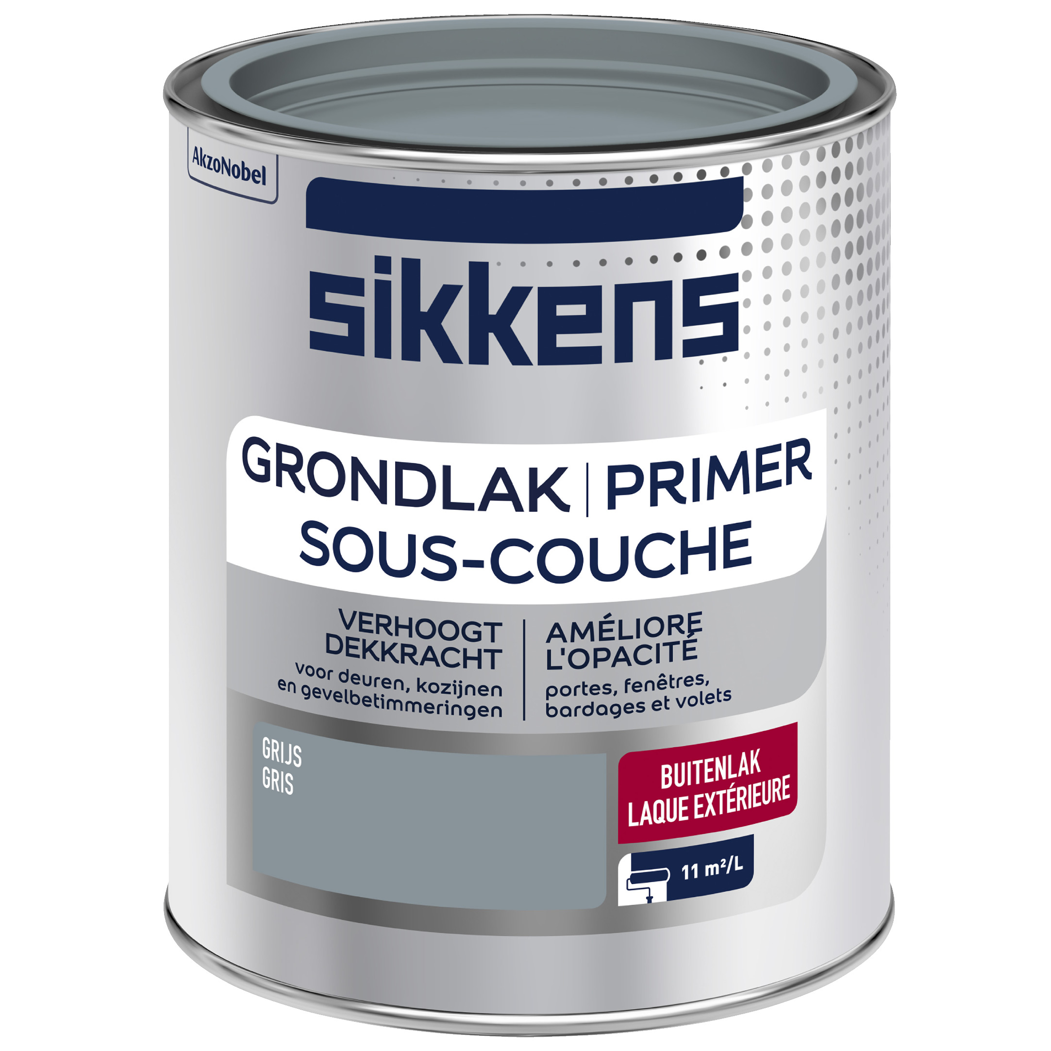 Sikkens Grondlak Zijdeglans Grijs 750 Ml sikkens kopen in de aanbieding