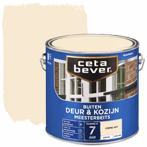 CetaBever Meesterbeits Deur & Kozijn zijdeglans dekkend crème wit 2,5 liter