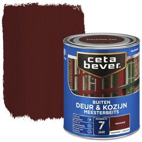 CetaBever Meesterbeits Deur & Kozijn zijdeglans transparant mahonie 750 ml