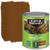 CetaBever Tuinhoutbeits zijdeglans transparant donker eiken 750 ml