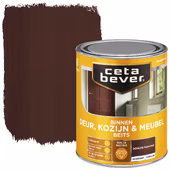 CetaBever Deur, Kozijn & Meubelbeits zijdeglans transparant donker mahonie 750 ml