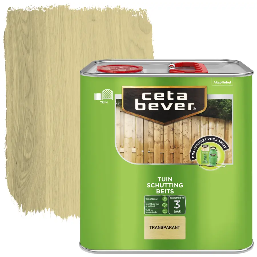 CetaBever Schuttingbeits transparant 2,5 liter
