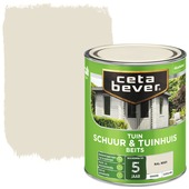 CetaBever Tuinbeits Schuur & Tuinhuis dekkend RAL 9001 crème wit 750 ml