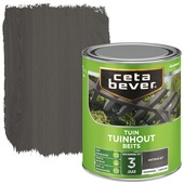 CetaBever Tuinhoutbeits zijdeglans transparant antraciet 750 ml