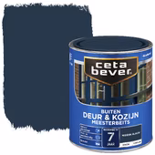 CetaBever Meesterbeits Deur & Kozijn zijdeglans dekkend midden blauw 750 ml