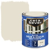 CetaBever Meesterbeits Deur & Kozijn zijdeglans dekkend RAL 9001 crème wit 750 ml