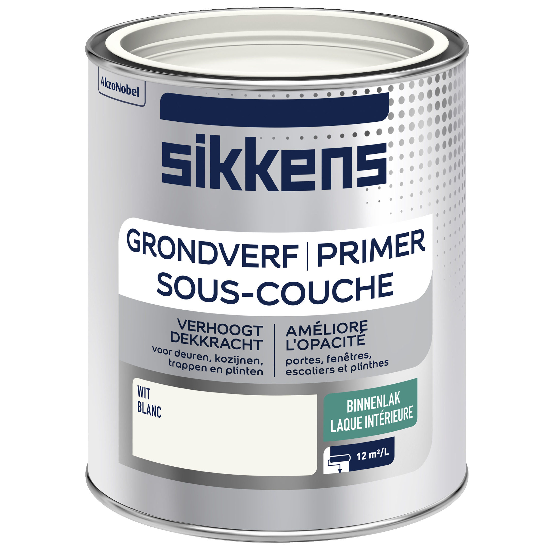 Sikkens Binnenlak Grondverf Wit 750 Ml sikkens kopen in de aanbieding
