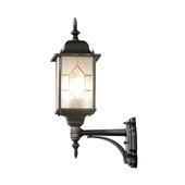 Konstsmide buitenlamp Milano zwart up