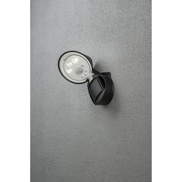 Konstsmide buitenlamp Prato zwart met bewegingssensor