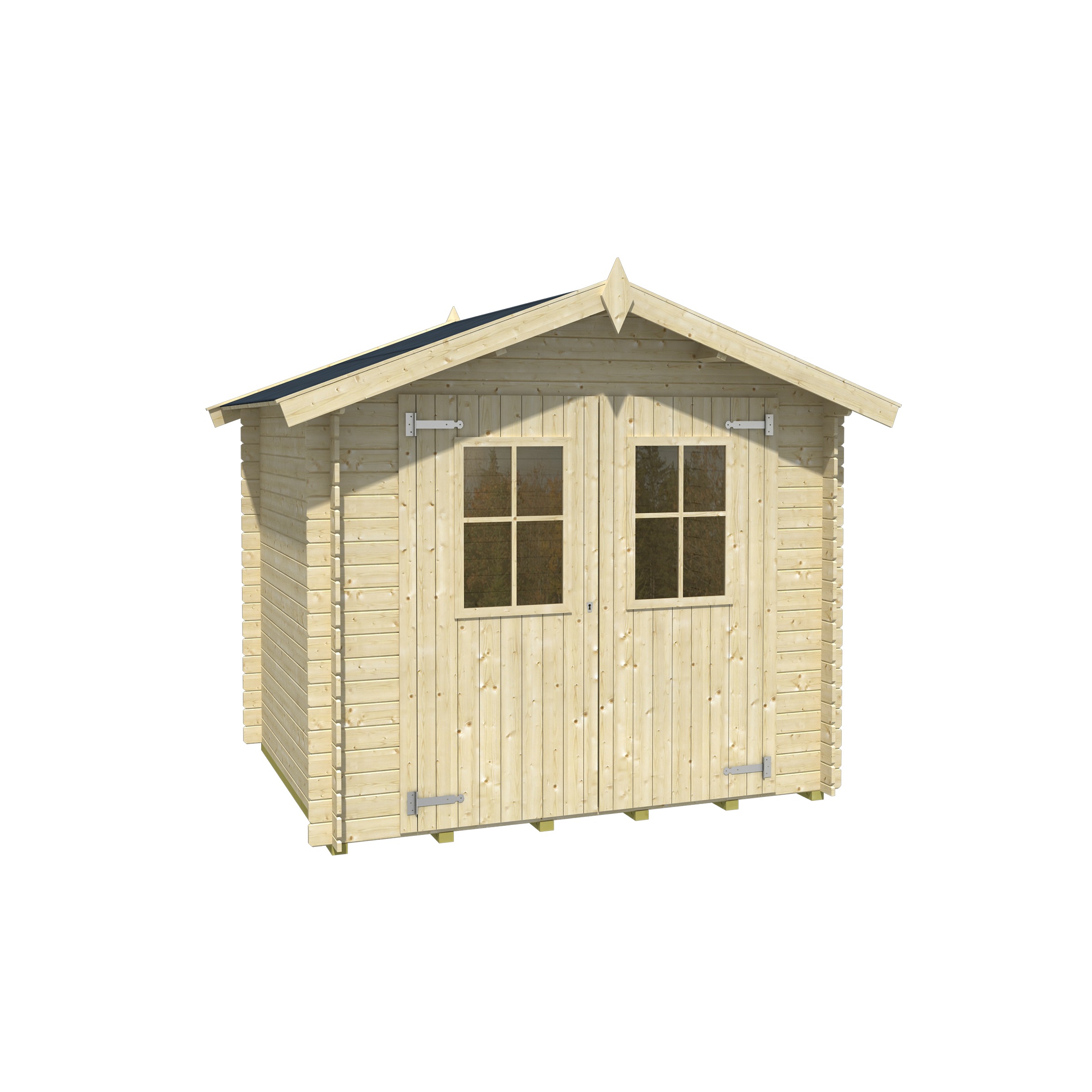 Tuinhuis Hysop Onbehandeld Hout Blank 220X180 huismerk kopen in de aanbieding