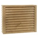 Regenton Woody lichtbruin 350L + kraantje en vulautomaat