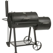 Jamestown rookbarbecue Charlton metaal zwart 146x81x142 cm