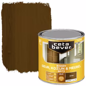 CetaBever Deur, Kozijn & Meubelbeits zijdeglans transparant noten 250 ml