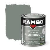 Rambo Pantserbeits Vintage tuin- en steigerhout zijdeglans dekkend stoer antraciet 750 ml
