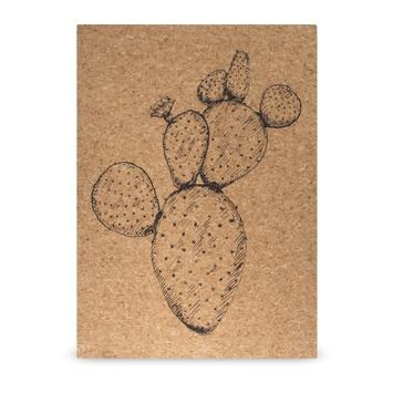 Print op kurk Cactus 50 x 70 cm
