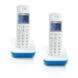 DECT telefoon, duo, blauw