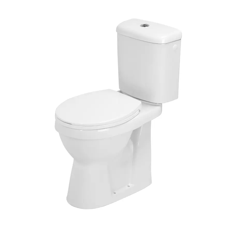 Highland duoblok toilet 7 cm verhoogd muuraansluiting