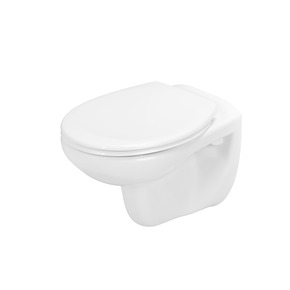 Atlantic hangend toilet verkort Ivan met toiletzitting