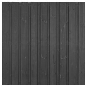 Schutting Royal grenen ca. 180 x 180 cm antraciet