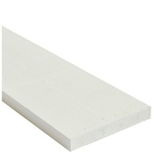 Plank vuren geschaafd 27x192 mm, lengte 250 cm wit (RAL 9010)