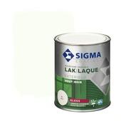 Sigma houtlak exterieur hoogglans RAL 9010 750 ml