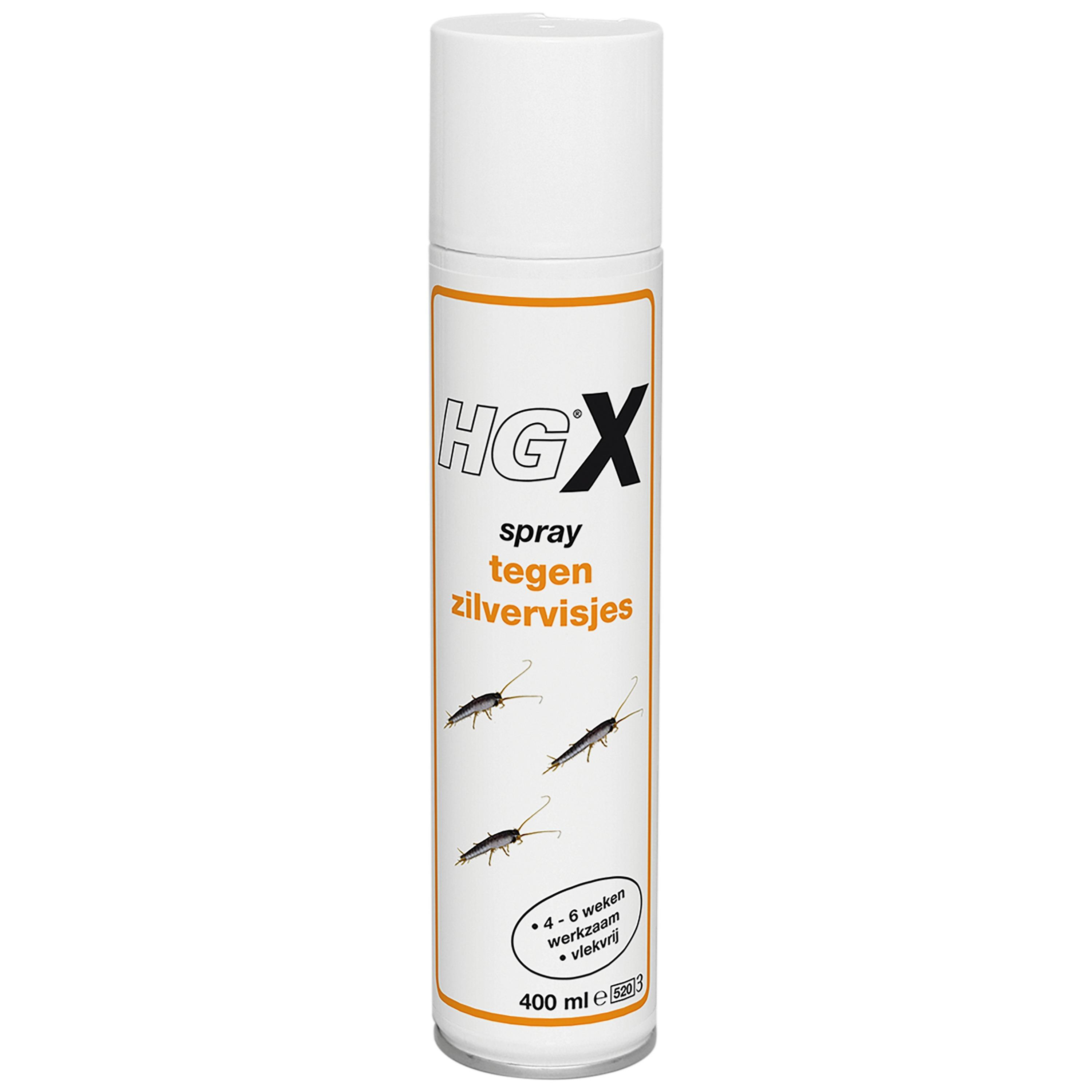 Hg X Spray Tegen Zilvervisjes 400Ml hg kopen in de aanbieding