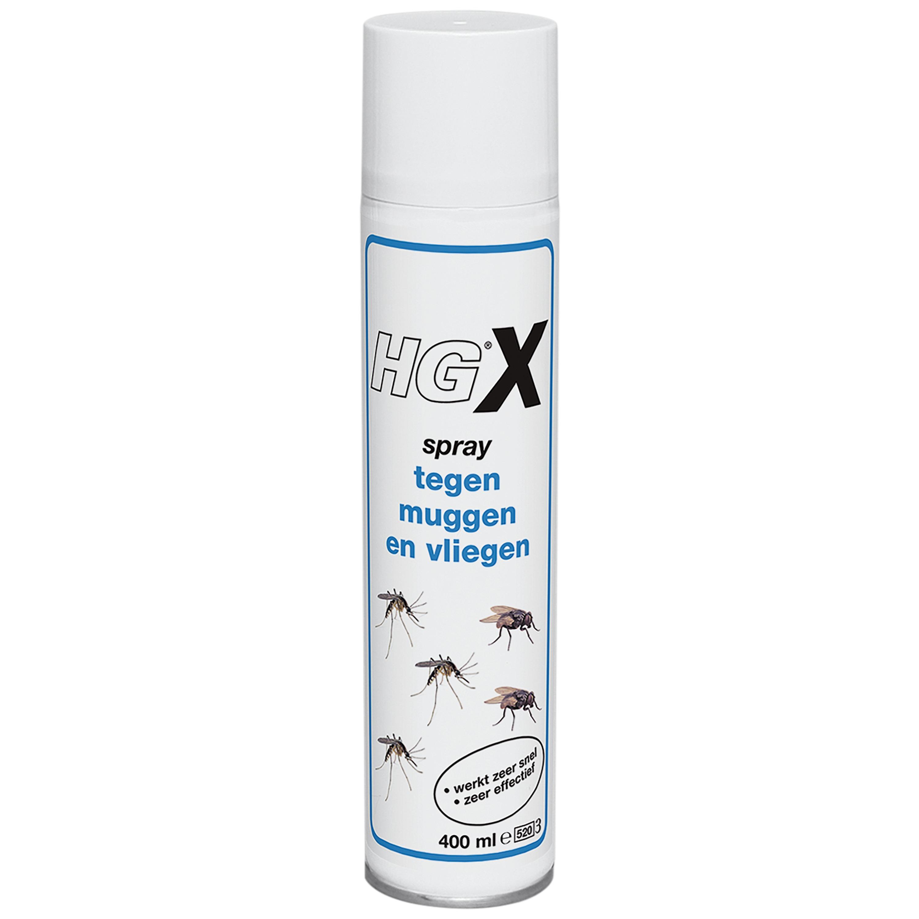 Hg X Spray Tegen Muggen En Vliegen 400Ml hg kopen in de aanbieding